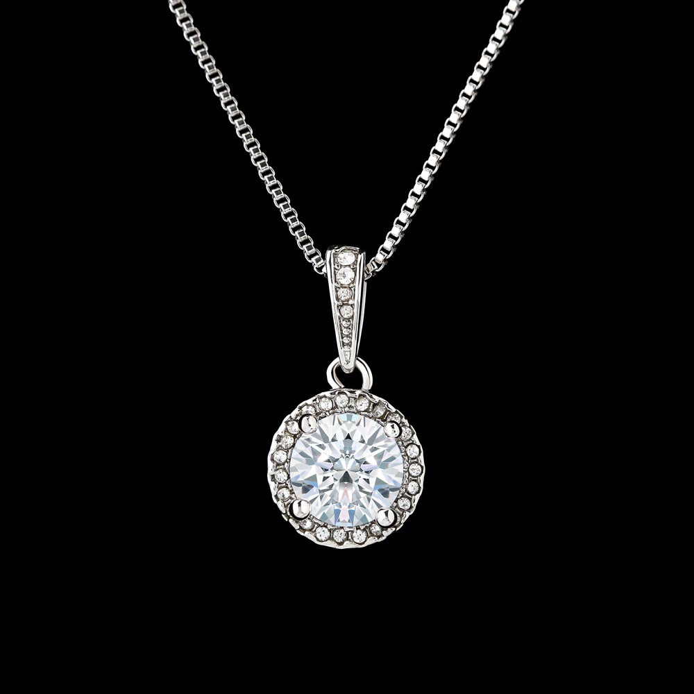 We Walk By Faith, Not By Sight (2 Corinthians 5:7) | Eternal Hope Pendant Necklace