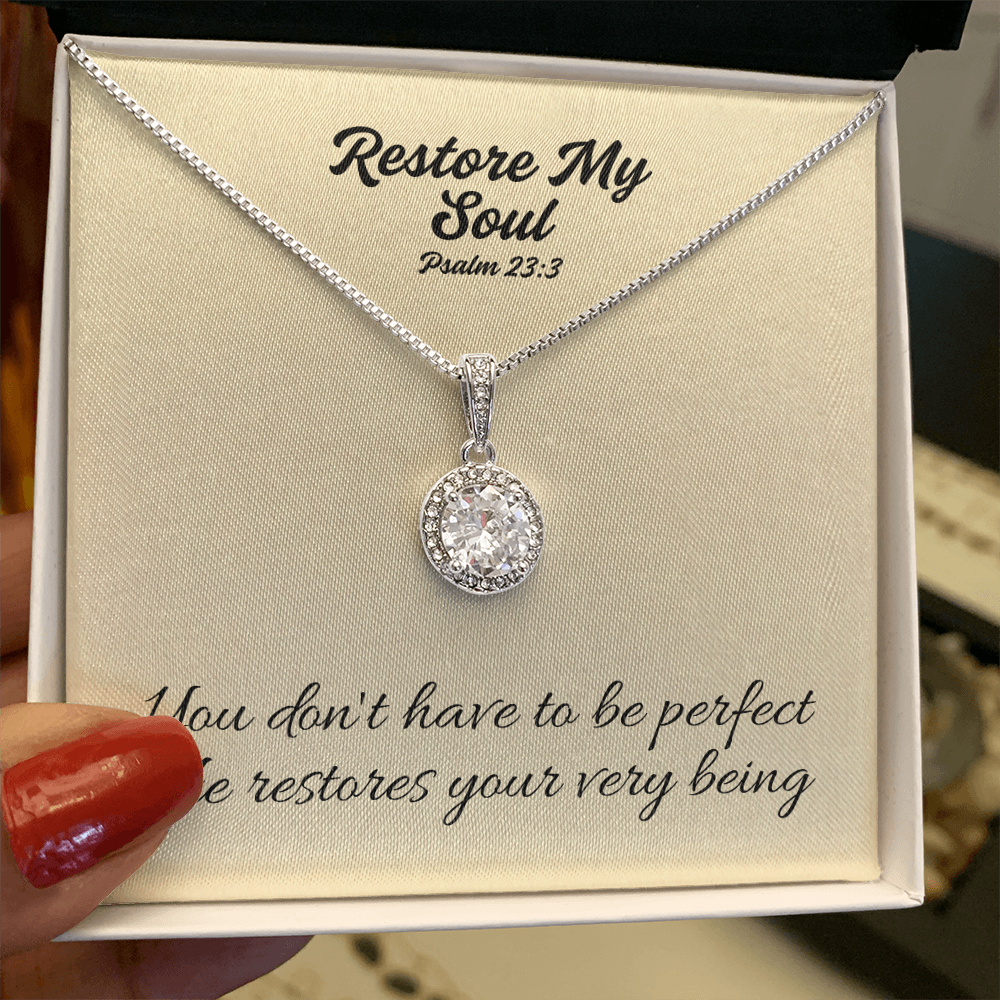 Restore My Soul (Psalm 23:3) | Eternal Hope Pendant Necklace