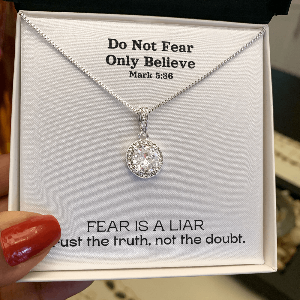 Do Not Fear Only Believe (Mark 5:36) | Eternal Hope Pendant Necklace
