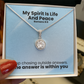My Spirit Is Life And Peace (Romans 8:6) | Eternal Hope Pendant Necklace
