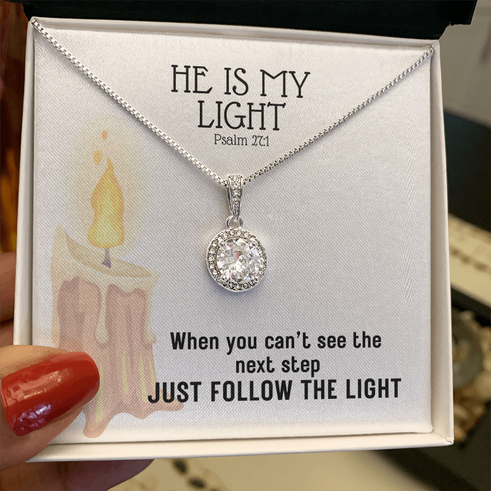 He Is My Light (Psalm 27:1) | Eternal Hope Pendant Necklace