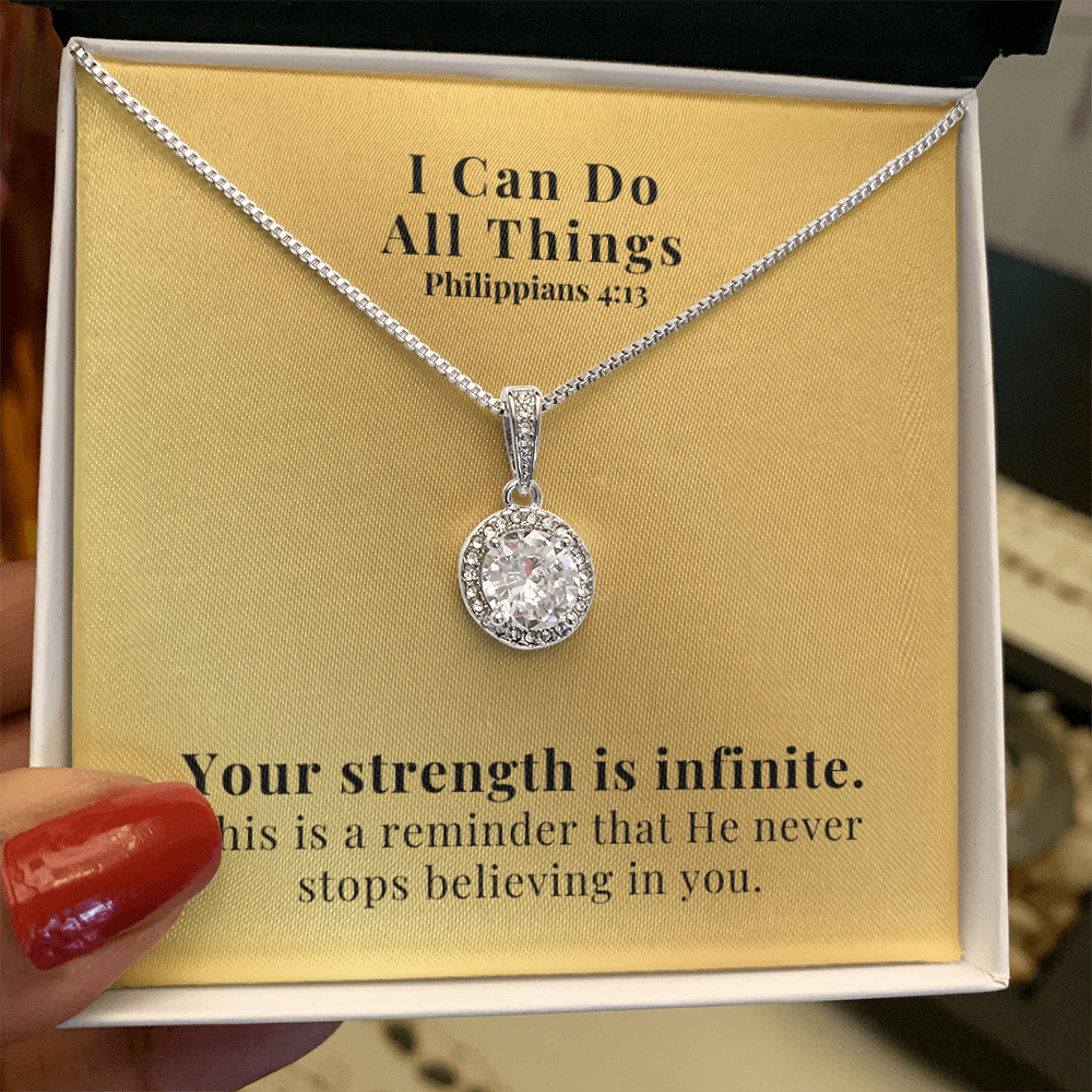 I Can Do All Things (Philippians 4:13) | Eternal Hope Pendant Necklace