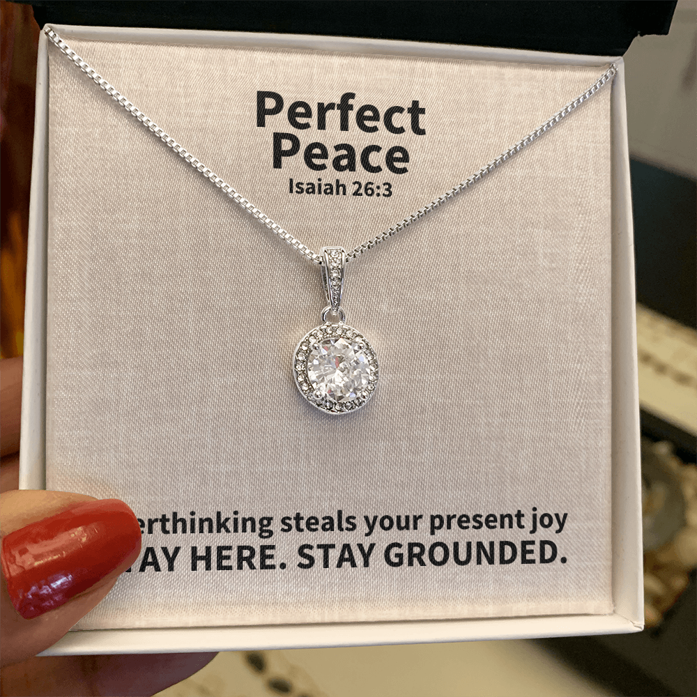 Perfect Peace (Isaiah 26:3) | Eternal Hope Pendant Necklace