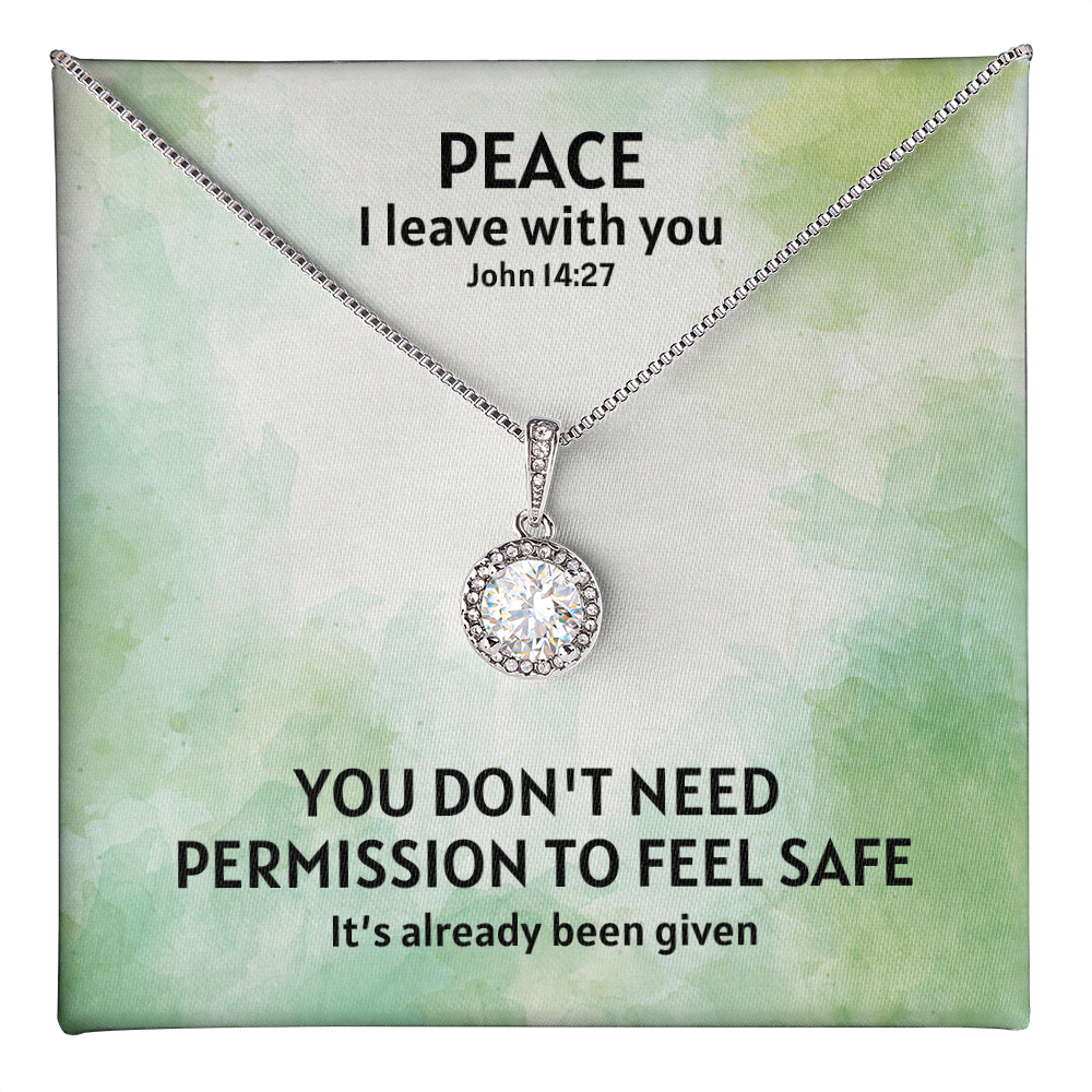 Peace I Leave With You (John 14:27) | Eternal Hope Pendant Necklace