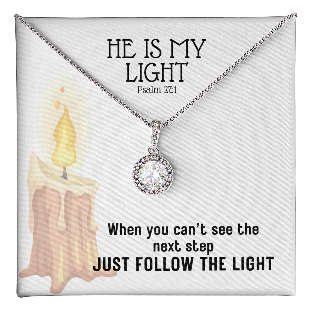 He Is My Light (Psalm 27:1) | Eternal Hope Pendant Necklace