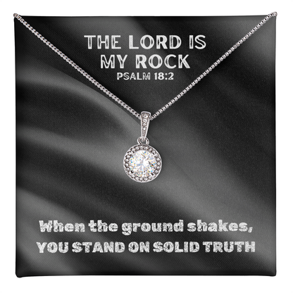 The Lord Is My Rock (Psalm 18:2) | Eternal Hope Pendant Necklace