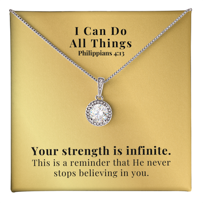 I Can Do All Things (Philippians 4:13) | Eternal Hope Pendant Necklace