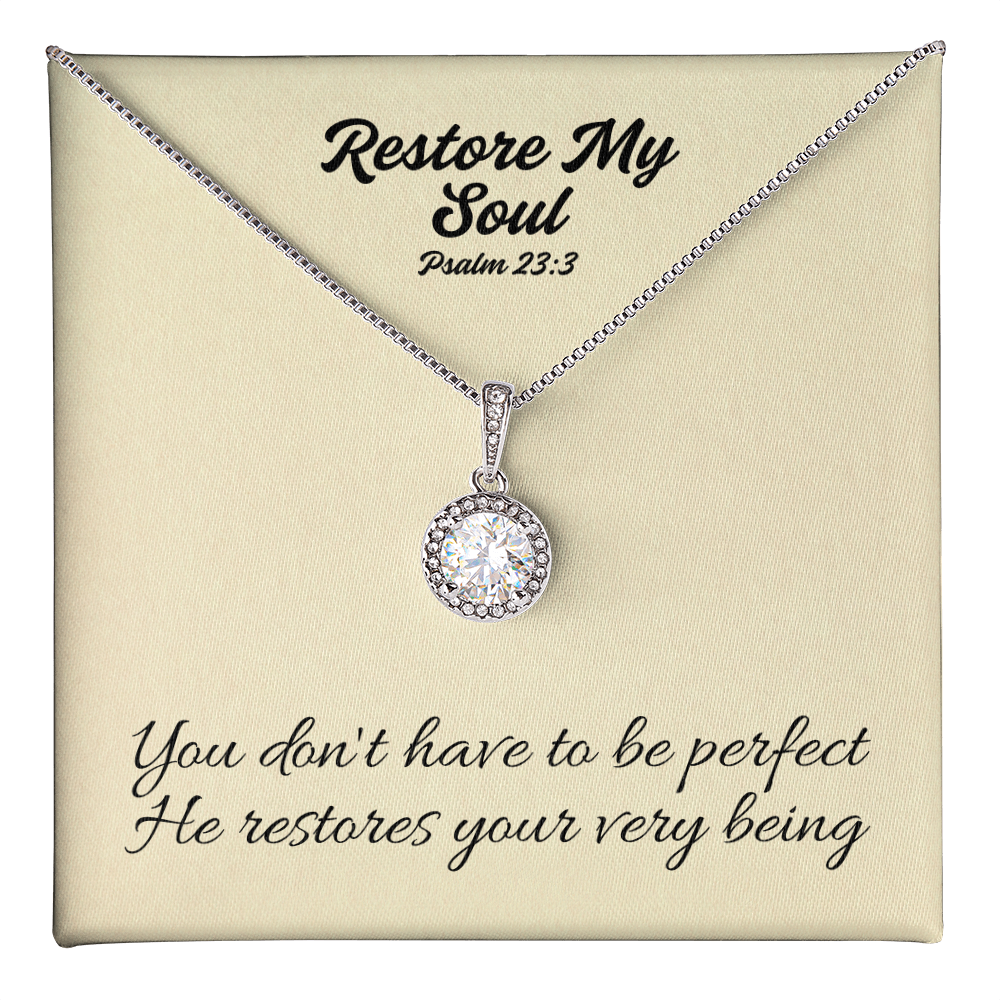 Restore My Soul (Psalm 23:3) | Eternal Hope Pendant Necklace