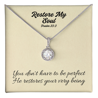 Restore My Soul (Psalm 23:3) | Eternal Hope Pendant Necklace