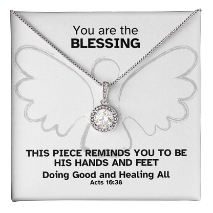 Doing Good And Healing All (Acts 10:38) | Eternal Hope Pendant Necklace