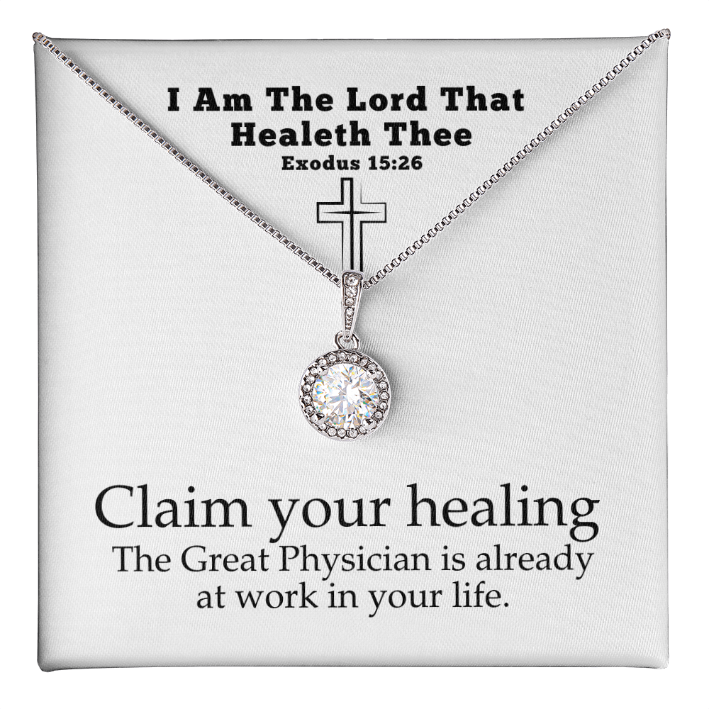I Am The Lord That Healeth Thee (Exodus 15:26) | Eternal Hope Pendant Necklace