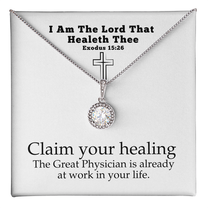 I Am The Lord That Healeth Thee (Exodus 15:26) | Eternal Hope Pendant Necklace