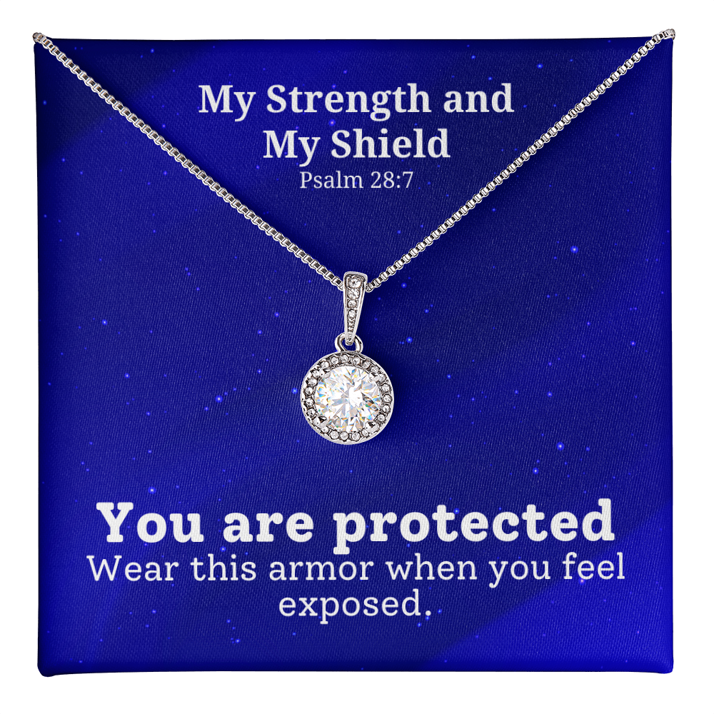 My Strength and My Shield (Psalm 28:7) | Eternal Hope Pendant Necklace