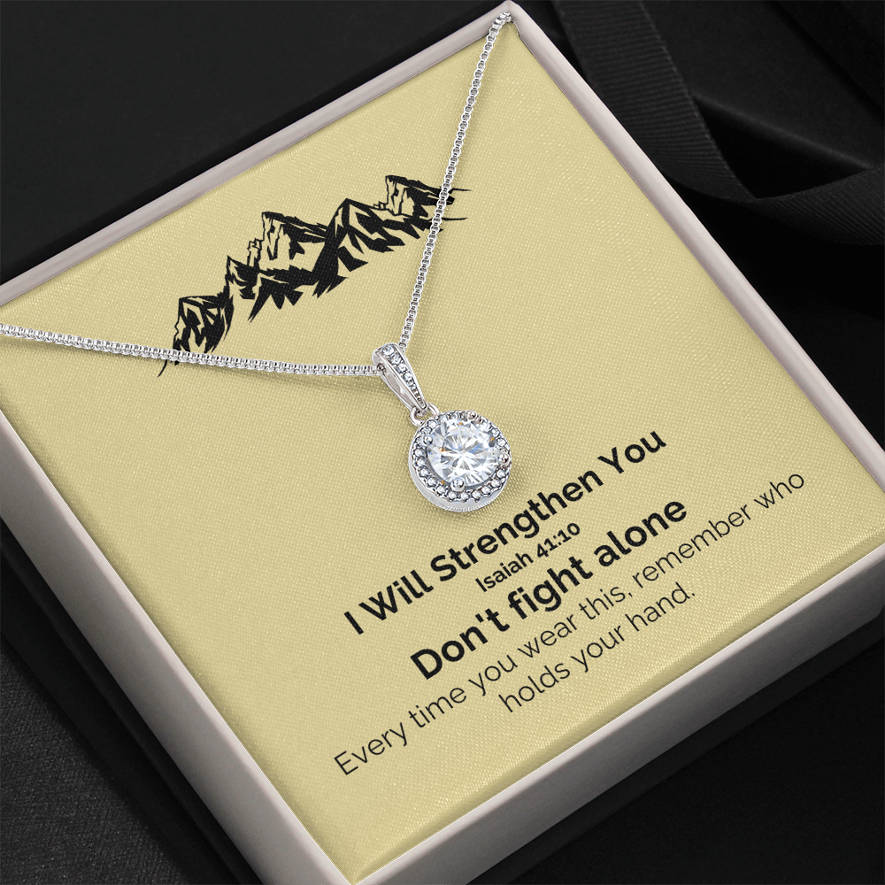 I Will Strengthen You (Isaiah 41:10) | Eternal Hope Pendant Necklace