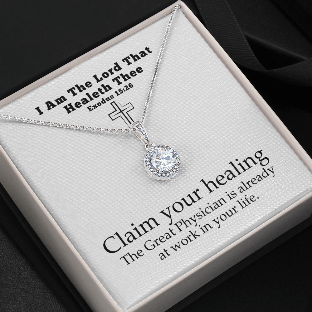 I Am The Lord That Healeth Thee (Exodus 15:26) | Eternal Hope Pendant Necklace