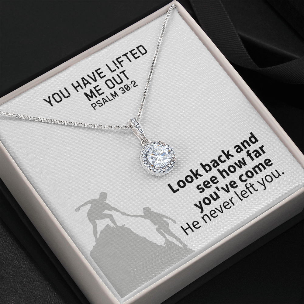 You Have Lifted Me Out (Psalm 30:2) | Eternal Hope Pendant Necklace