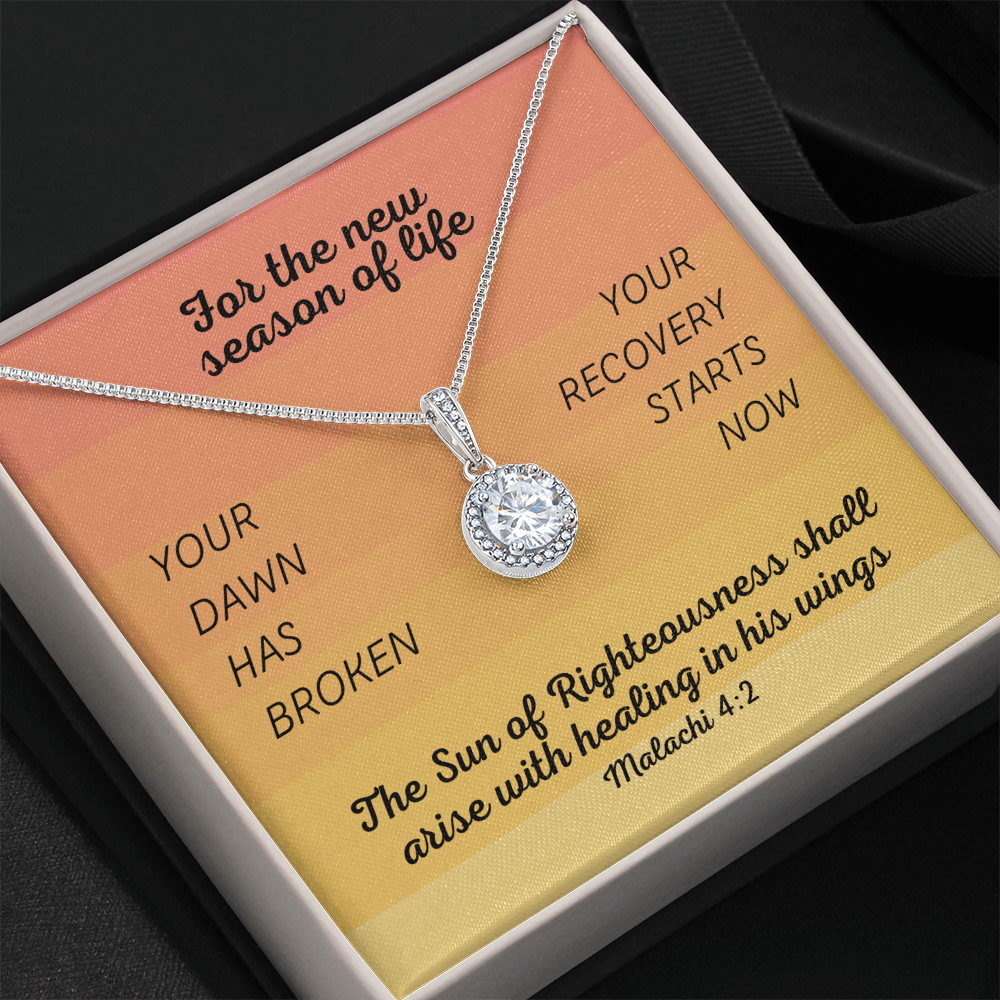 Healing In His Wings (Malachi 4:2) | Eternal Hope Pendant Necklace