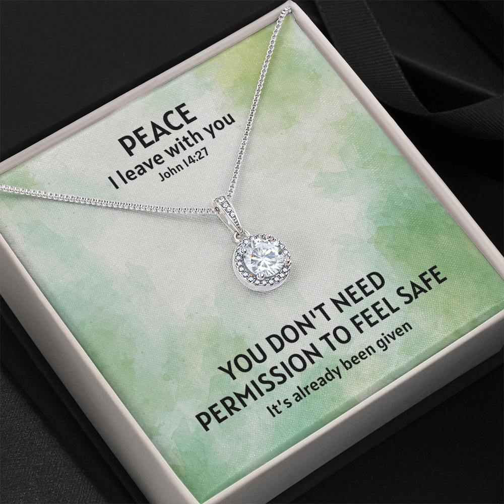Peace I Leave With You (John 14:27) | Eternal Hope Pendant Necklace