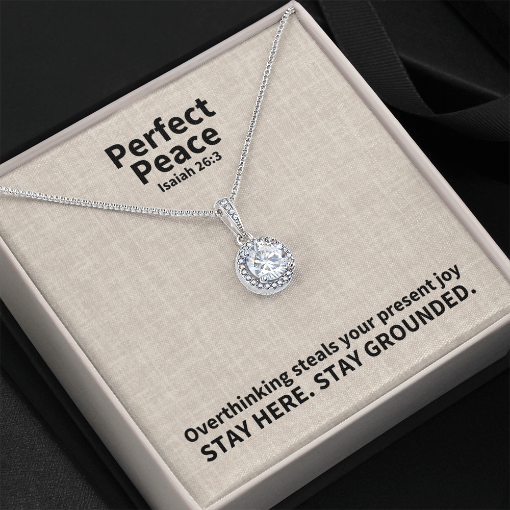 Perfect Peace (Isaiah 26:3) | Eternal Hope Pendant Necklace