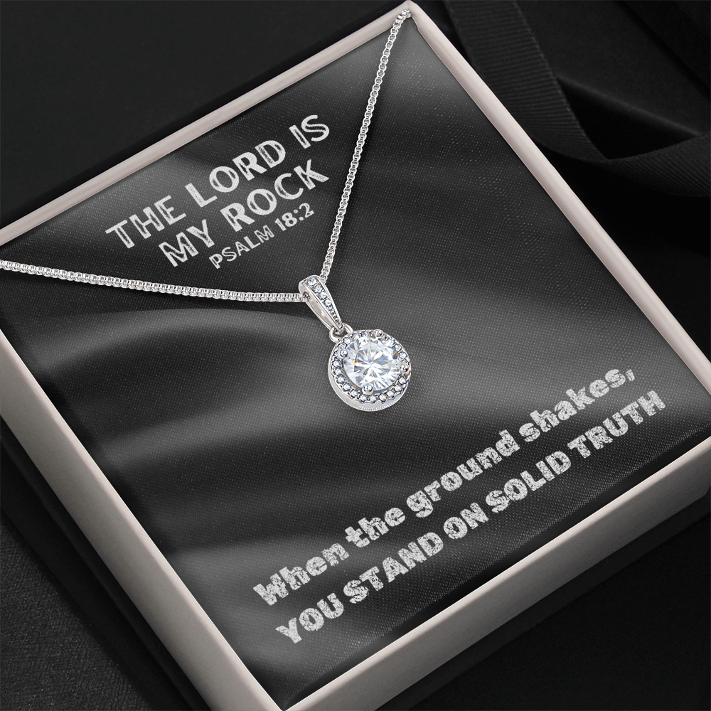The Lord Is My Rock (Psalm 18:2) | Eternal Hope Pendant Necklace