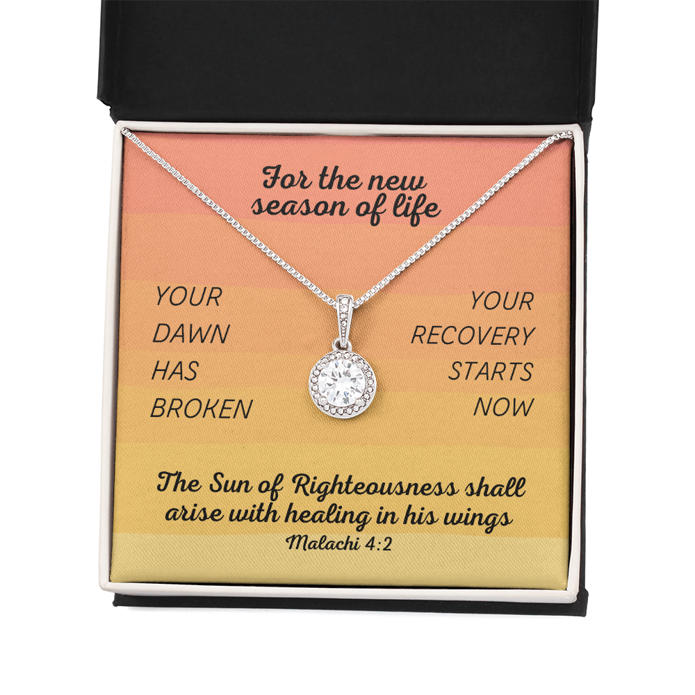 Healing In His Wings (Malachi 4:2) | Eternal Hope Pendant Necklace