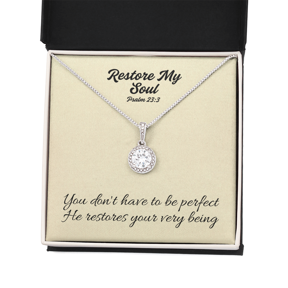 Restore My Soul (Psalm 23:3) | Eternal Hope Pendant Necklace