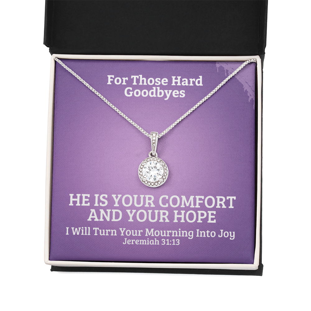 I Will Turn Your Mourning Into Joy (Jeremiah 31:13) | Eternal Hope Pendant Necklace