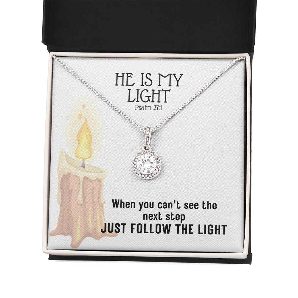 He Is My Light (Psalm 27:1) | Eternal Hope Pendant Necklace