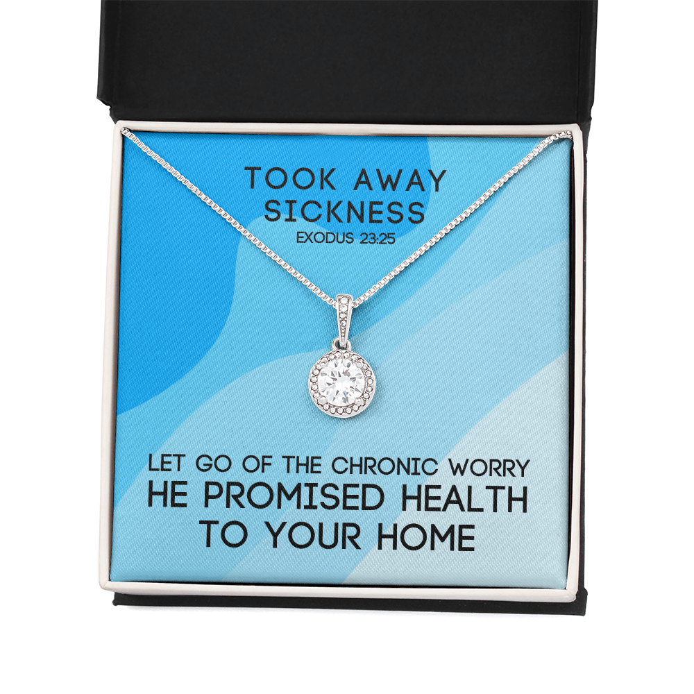 Took Away Sickness (Exodus 23:25) | Eternal Hope Pendant Necklace