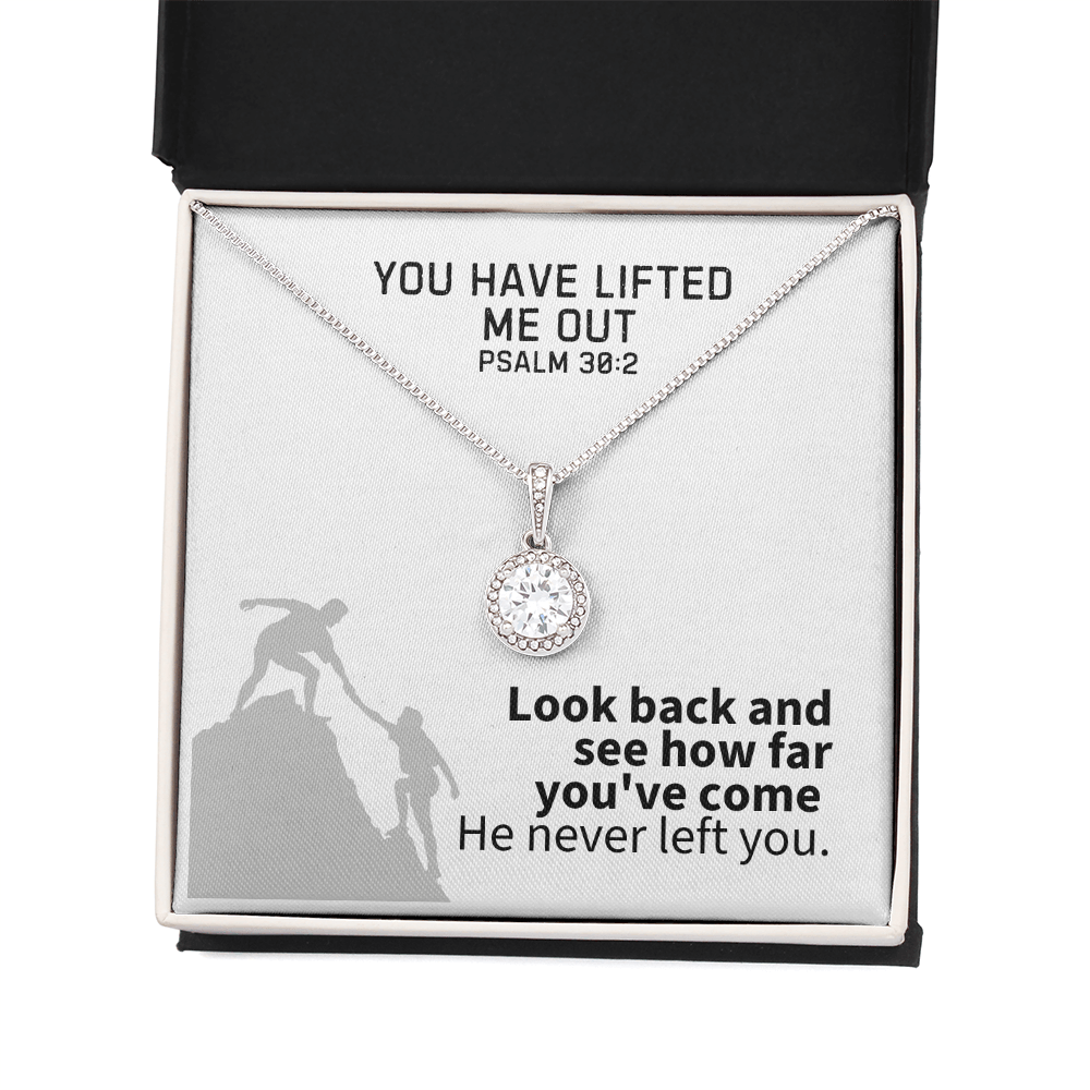 You Have Lifted Me Out (Psalm 30:2) | Eternal Hope Pendant Necklace