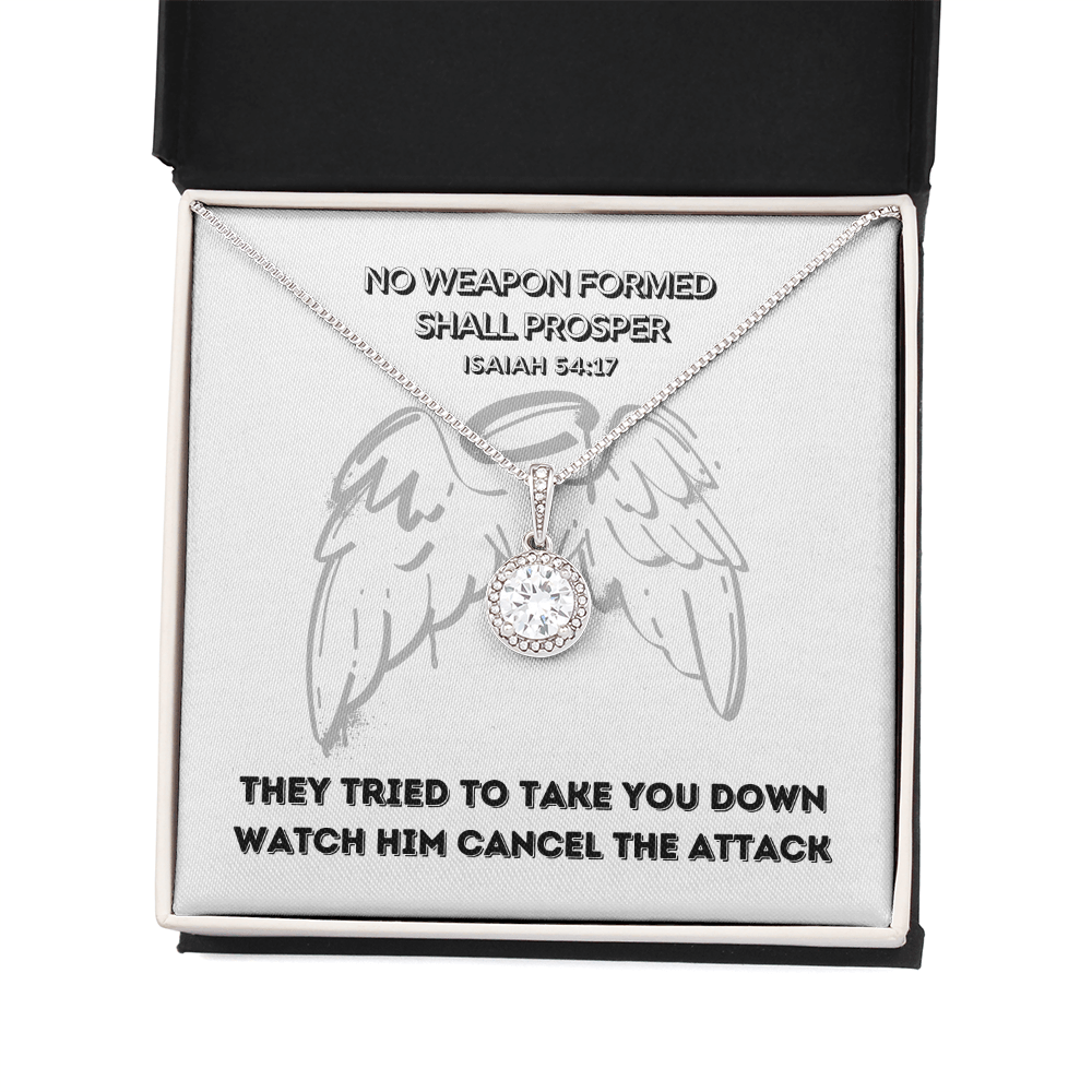 No Weapon Formed Shall Prosper (Isaiah 54:17) | Eternal Hope Pendant Necklace