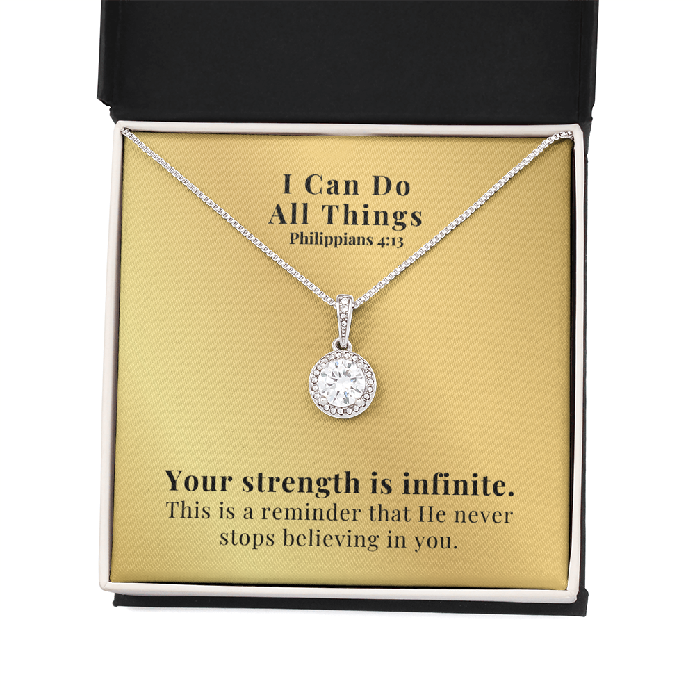 I Can Do All Things (Philippians 4:13) | Eternal Hope Pendant Necklace
