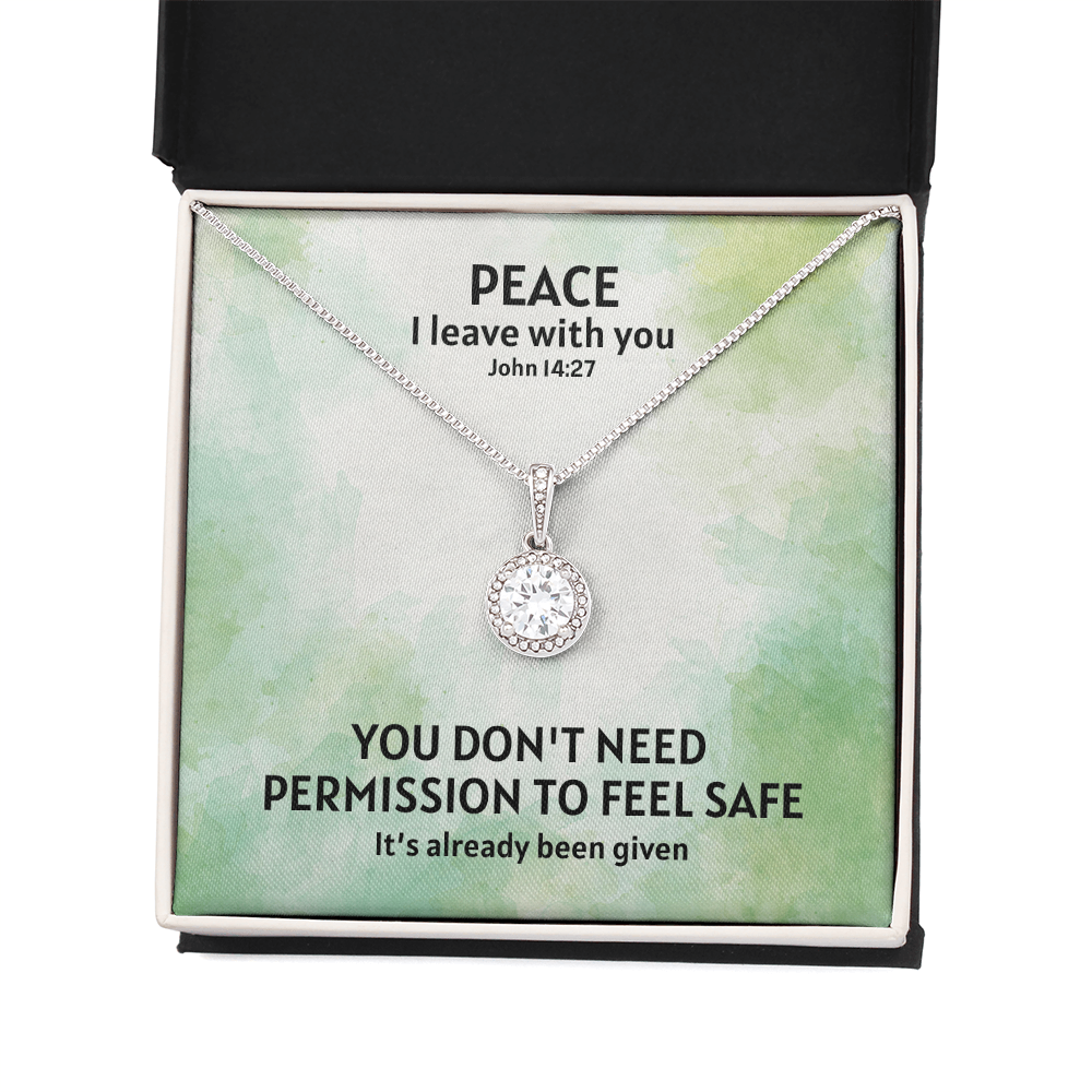 Peace I Leave With You (John 14:27) | Eternal Hope Pendant Necklace