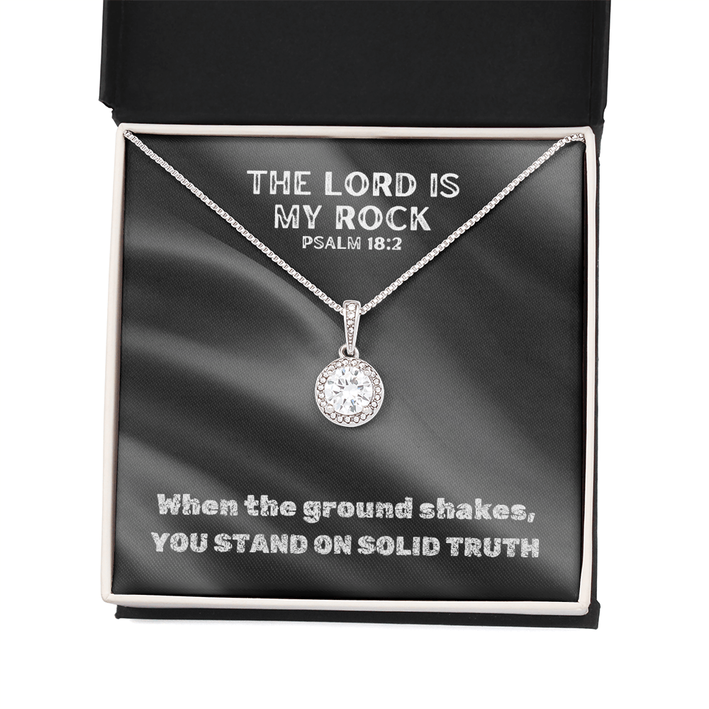 The Lord Is My Rock (Psalm 18:2) | Eternal Hope Pendant Necklace