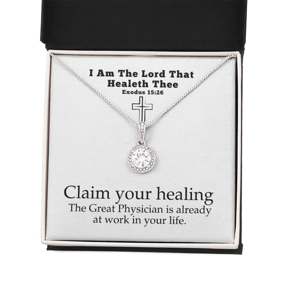 I Am The Lord That Healeth Thee (Exodus 15:26) | Eternal Hope Pendant Necklace