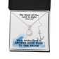 The Word Of The Lord Is Right (Psalm 33:4) | Eternal Hope Pendant Necklace