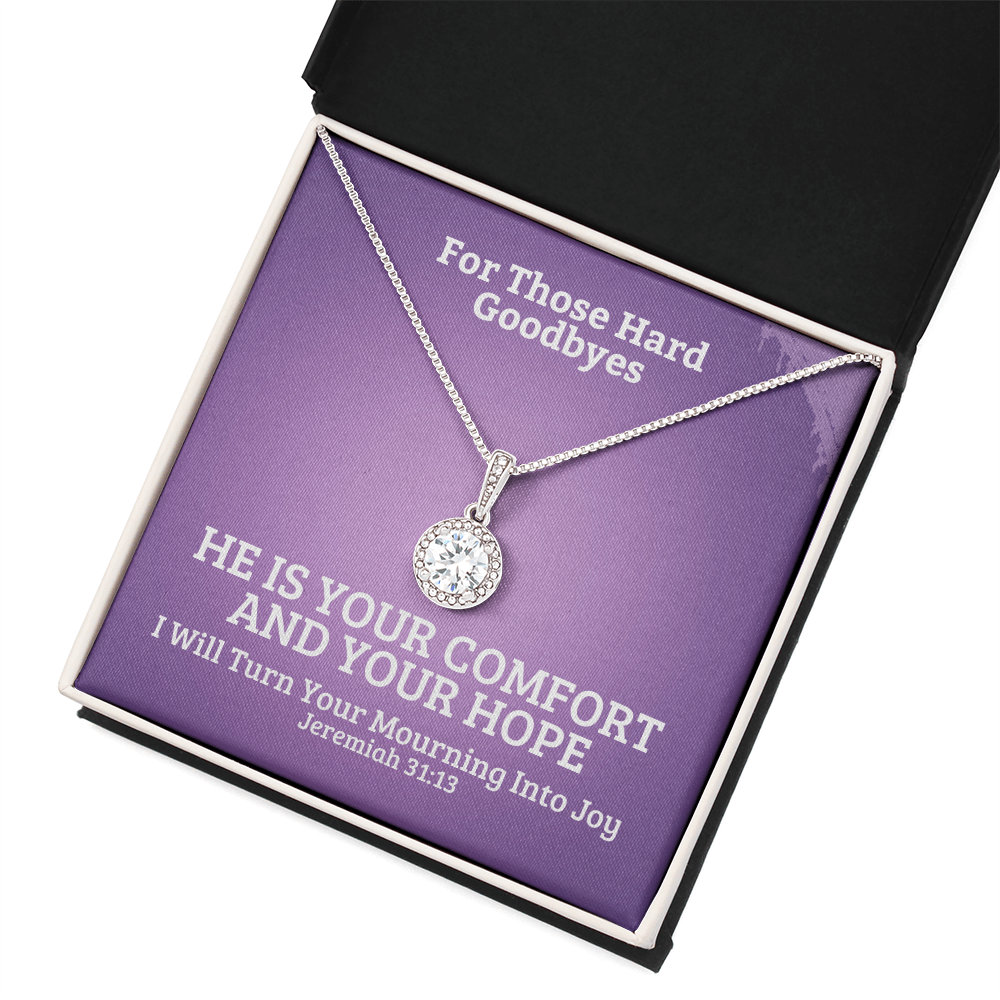 I Will Turn Your Mourning Into Joy (Jeremiah 31:13) | Eternal Hope Pendant Necklace