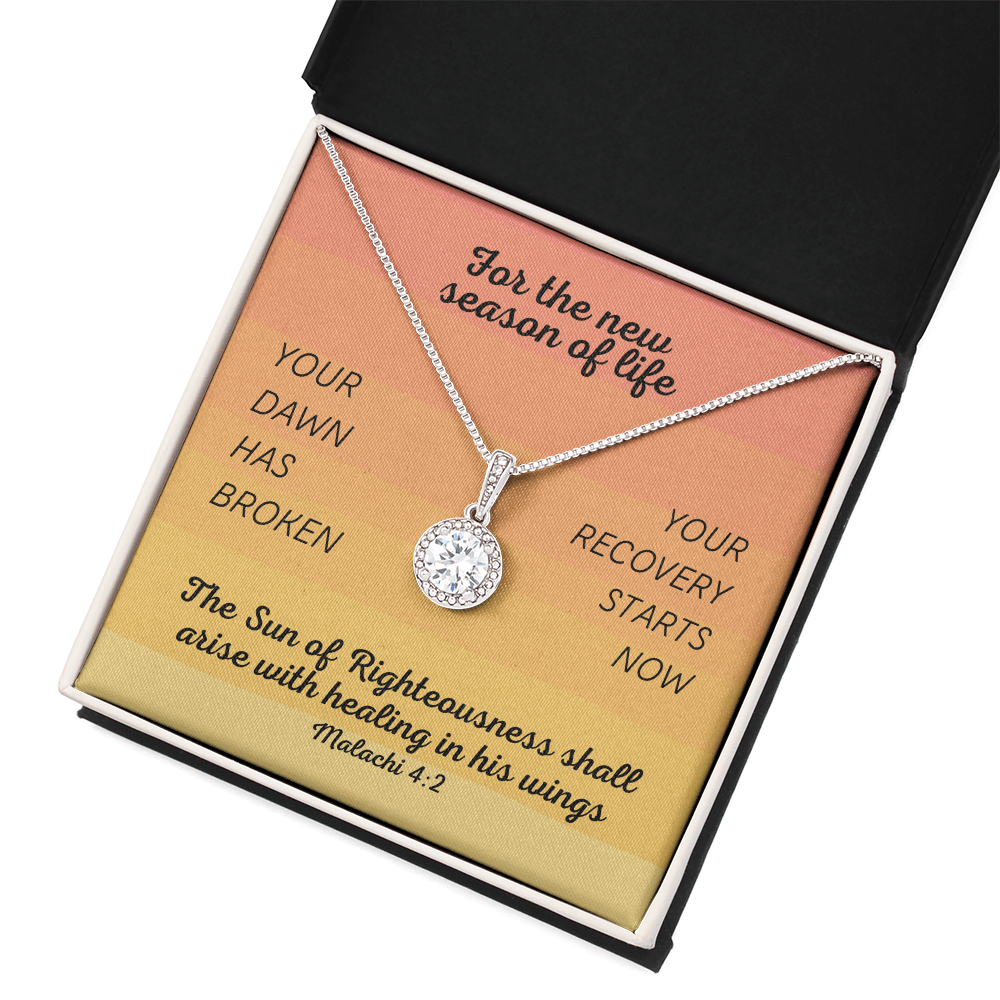 Healing In His Wings (Malachi 4:2) | Eternal Hope Pendant Necklace