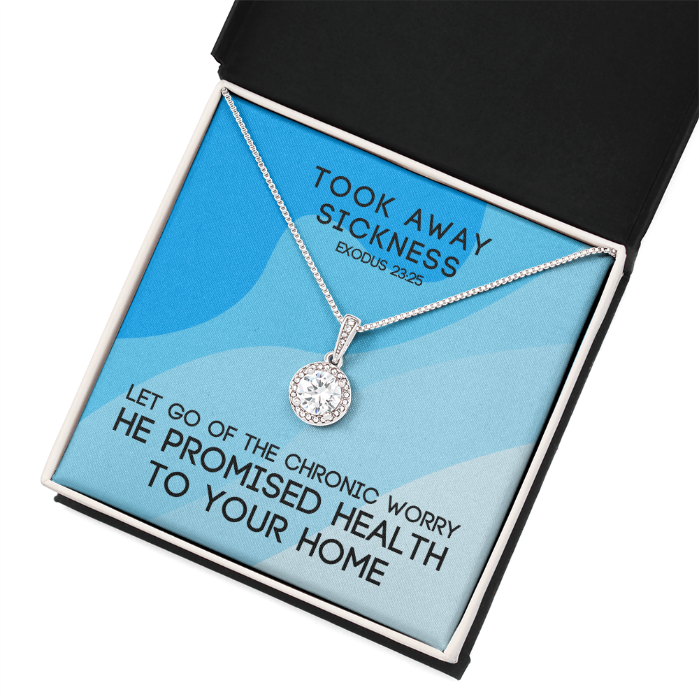 Took Away Sickness (Exodus 23:25) | Eternal Hope Pendant Necklace