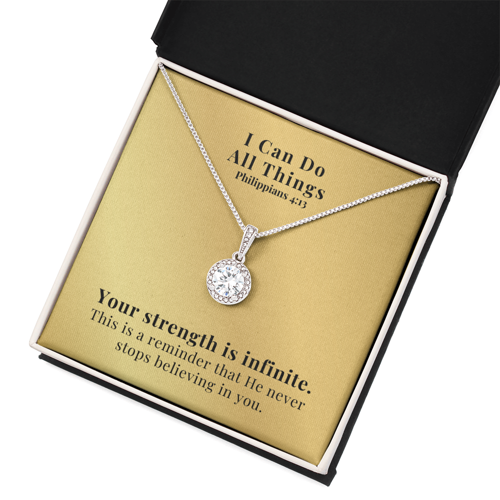 I Can Do All Things (Philippians 4:13) | Eternal Hope Pendant Necklace