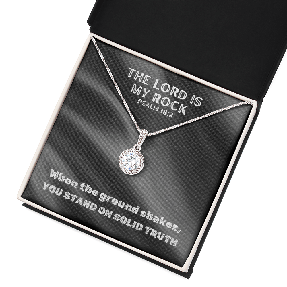 The Lord Is My Rock (Psalm 18:2) | Eternal Hope Pendant Necklace