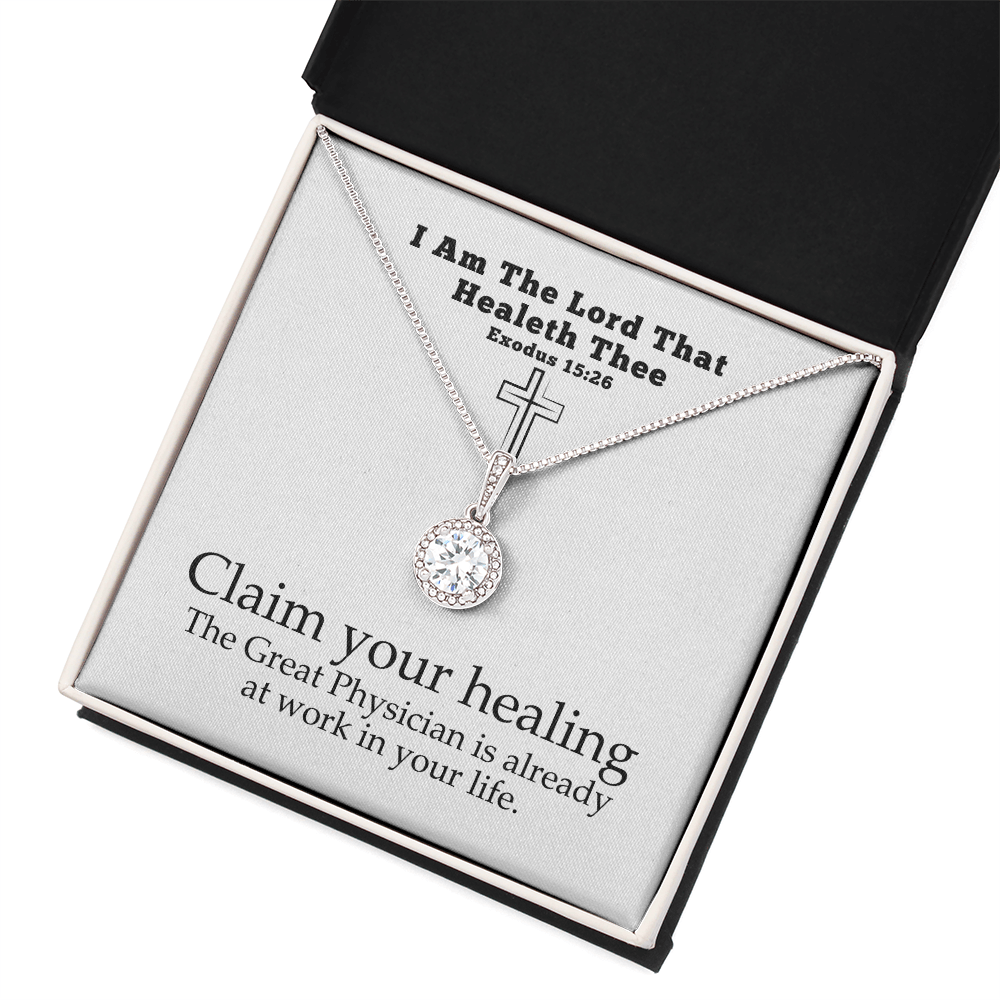 I Am The Lord That Healeth Thee (Exodus 15:26) | Eternal Hope Pendant Necklace