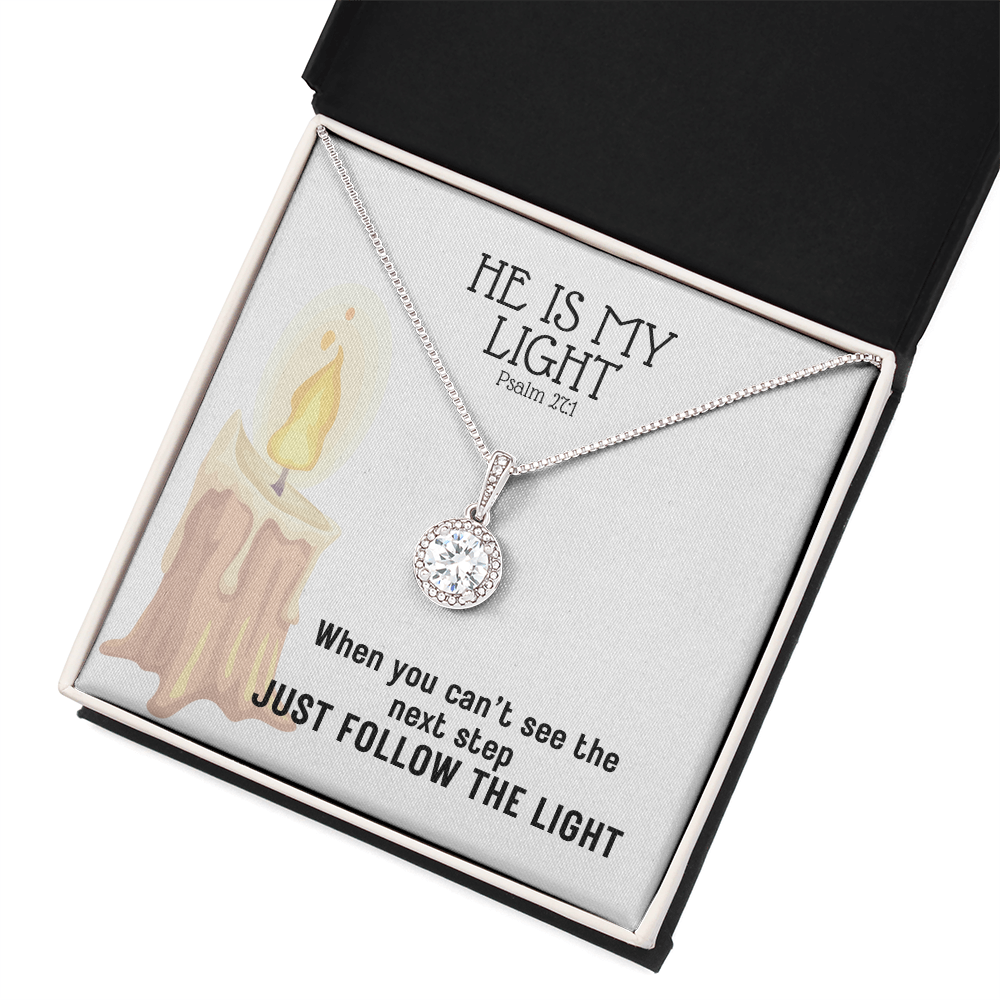 He Is My Light (Psalm 27:1) | Eternal Hope Pendant Necklace