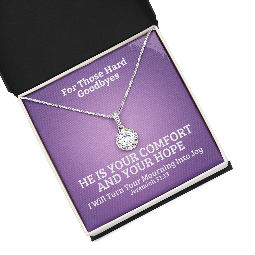 I Will Turn Your Mourning Into Joy (Jeremiah 31:13) | Eternal Hope Pendant Necklace