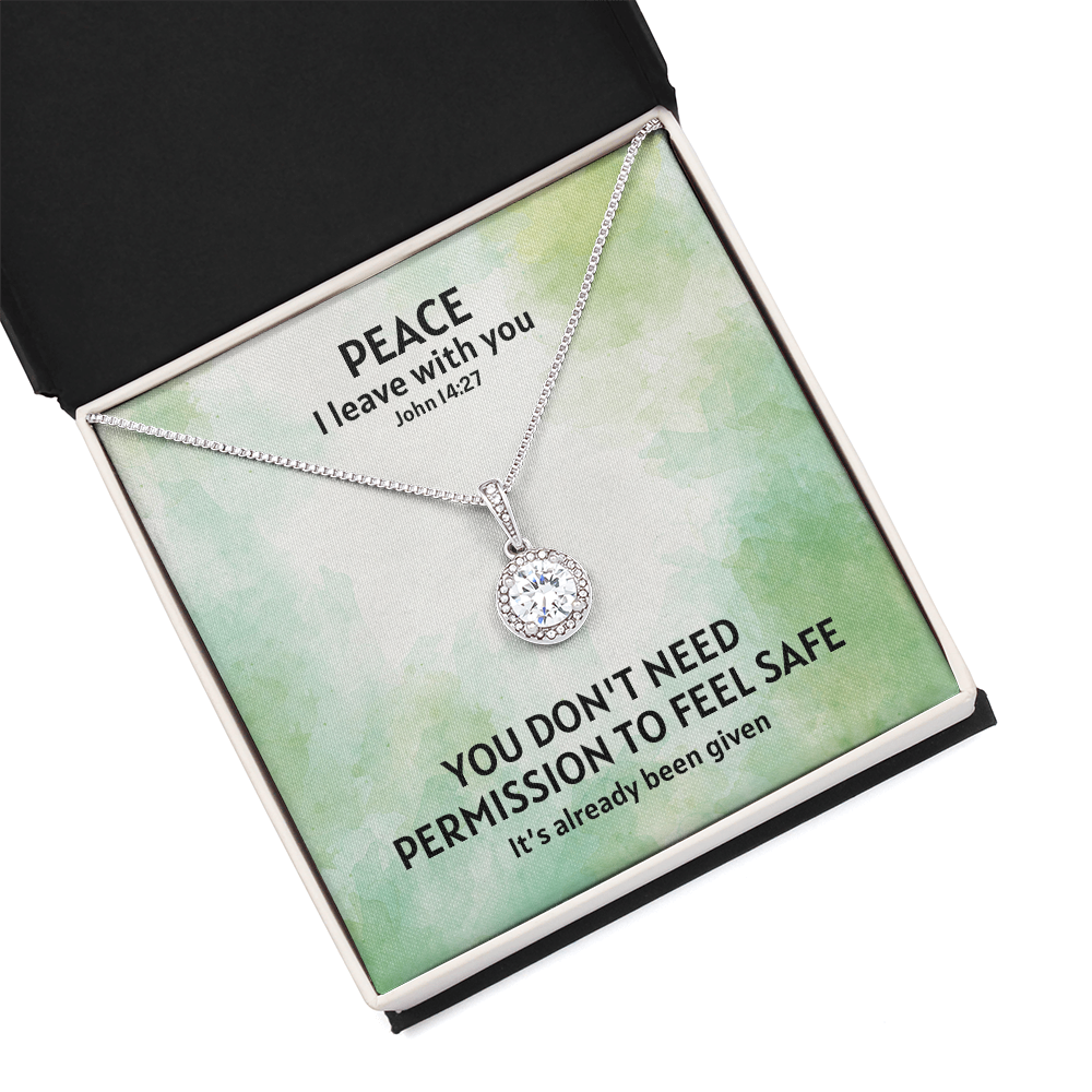 Peace I Leave With You (John 14:27) | Eternal Hope Pendant Necklace