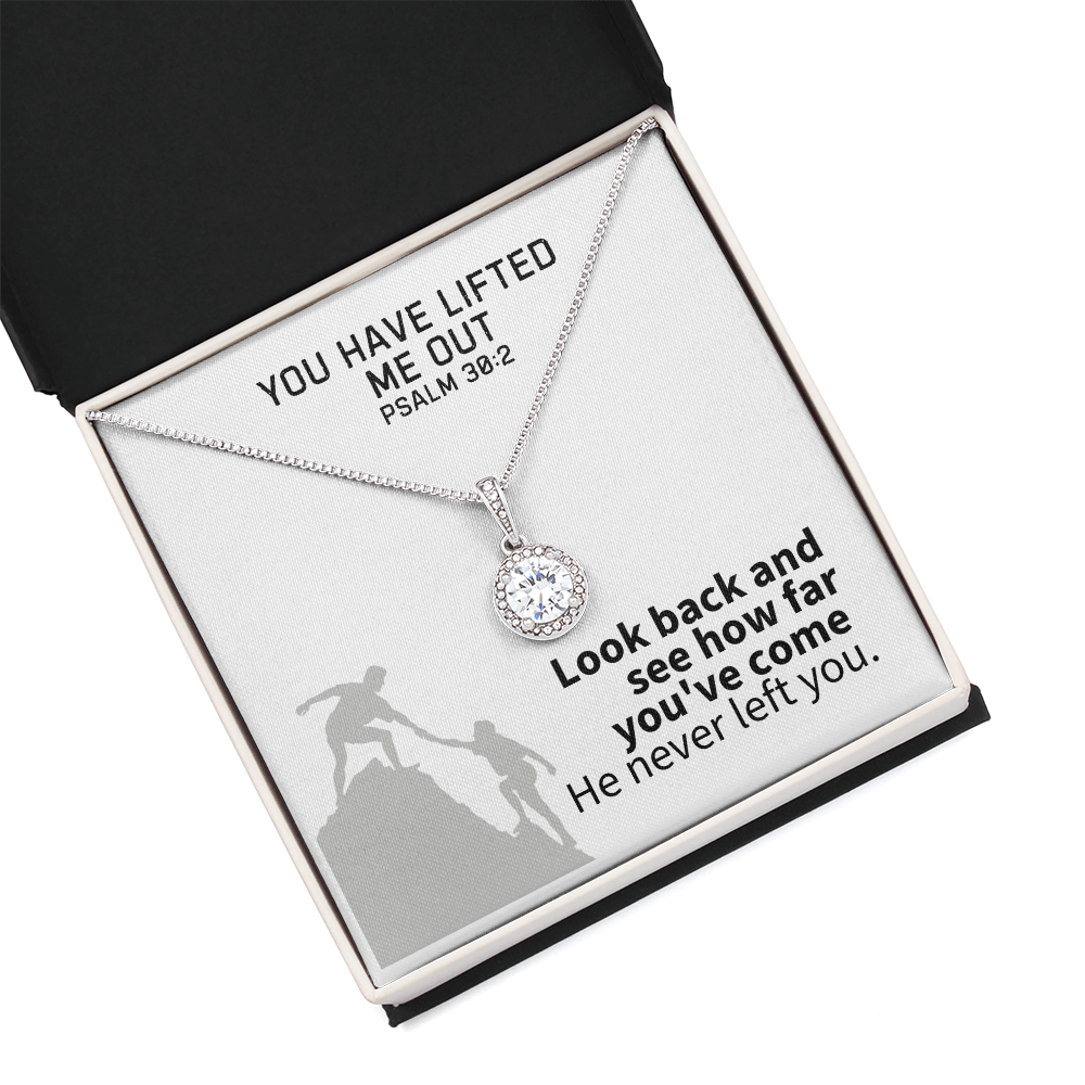 You Have Lifted Me Out (Psalm 30:2) | Eternal Hope Pendant Necklace