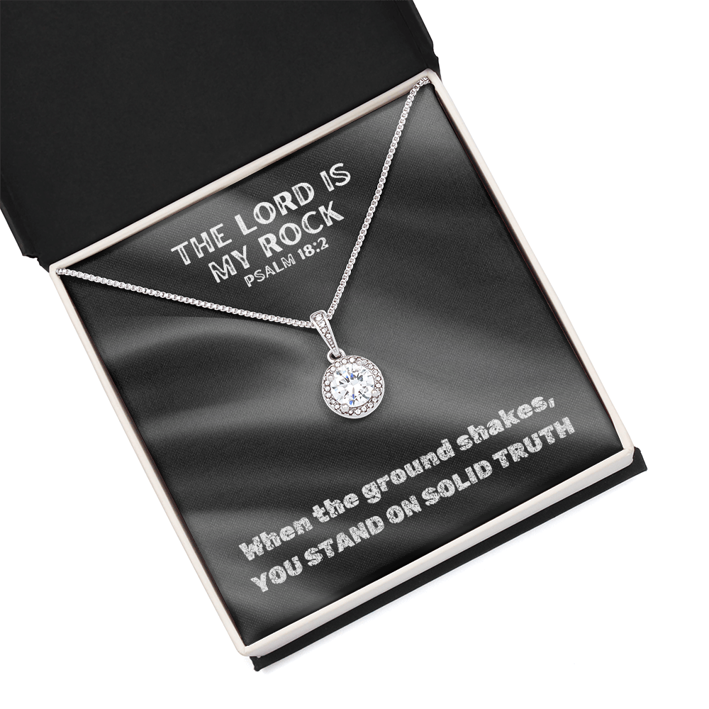 The Lord Is My Rock (Psalm 18:2) | Eternal Hope Pendant Necklace