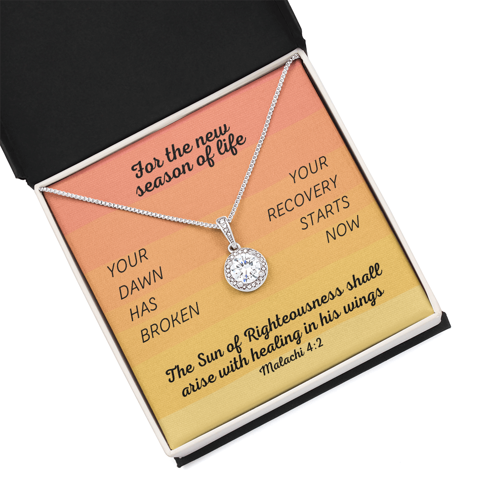 Healing In His Wings (Malachi 4:2) | Eternal Hope Pendant Necklace