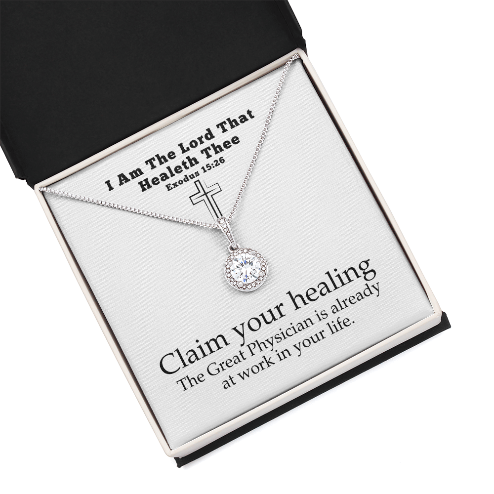 I Am The Lord That Healeth Thee (Exodus 15:26) | Eternal Hope Pendant Necklace
