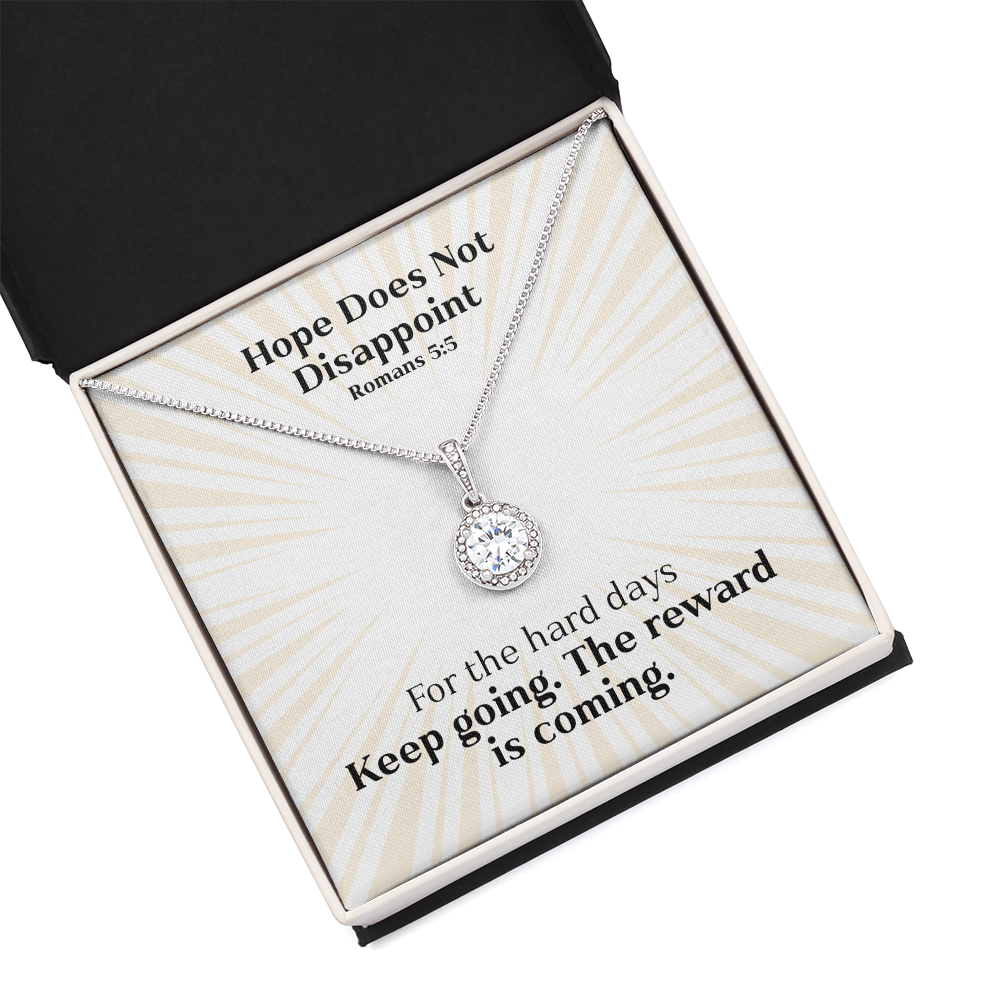 Hope Does Not Disappoint (Romans 5:5) | Eternal Hope Pendant Necklace